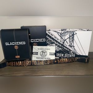 Drew Estate Blackened M81 Metallica Whisky and Cigar bag 🥃